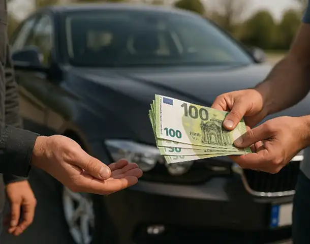 Direkter Barkauf bei einem Autoankauf in Borken, der eine schnelle und faire Transaktion für Ihr Fahrzeug bietet.